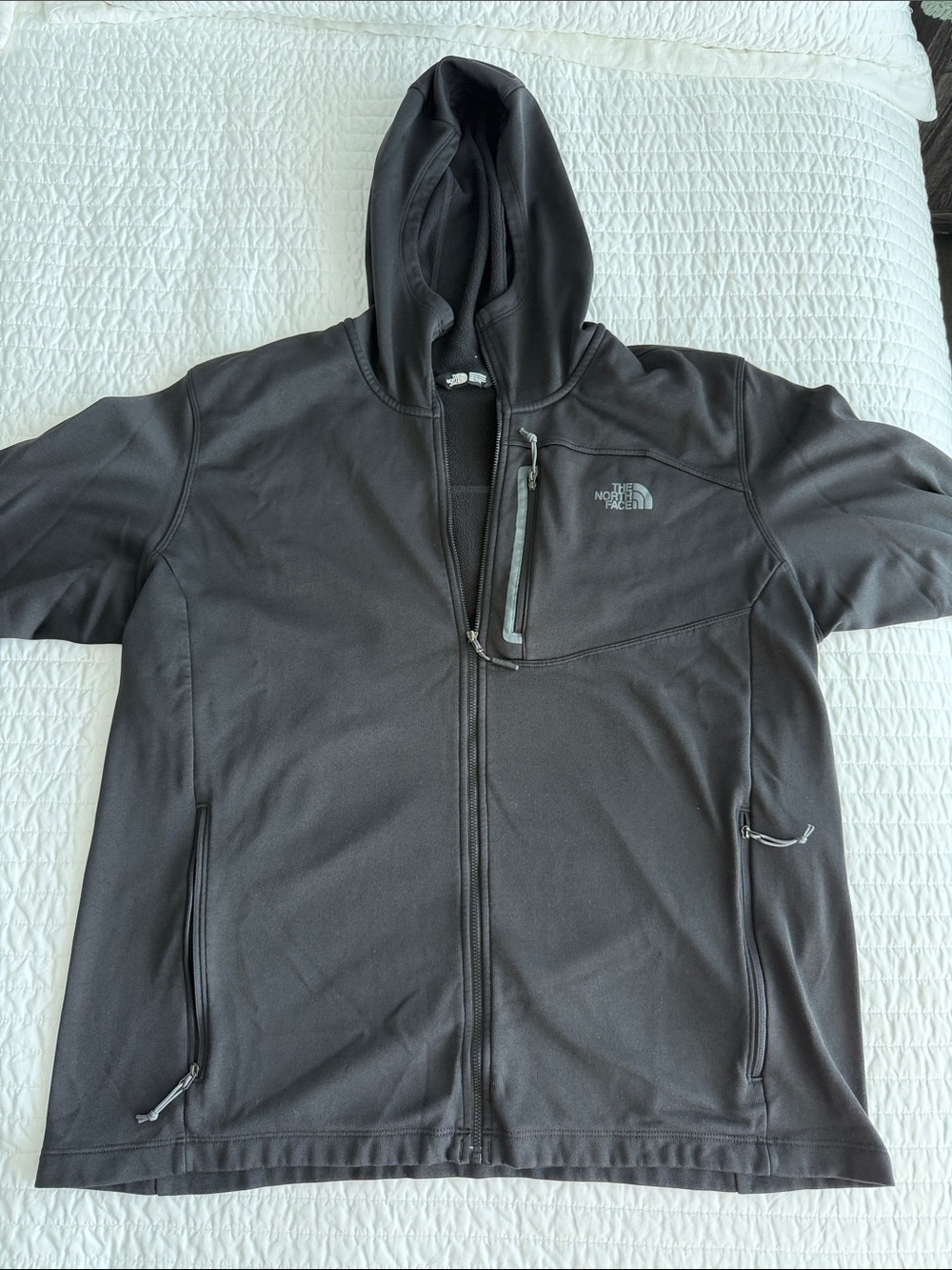 The North Face Black Hooded Lightweight Softshell Jacket